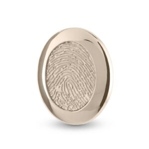 Assieraad hanger met vingerafdruk - Ovalo