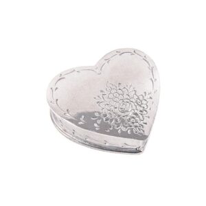 Tinnen doosjes - hartendoosje rozen