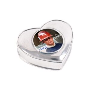 Tinnen doosjes - hartendoosje met foto