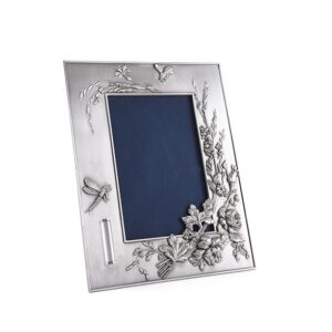 Fotolijst tin bewerkt met asbuisje