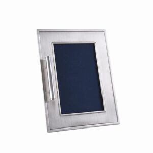 Fotolijst tin glad met asbuisje