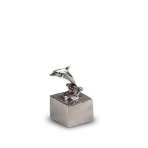 Tinnen asbeeld - Vrij om te gaan op de golven