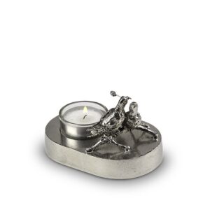 Tinnen asbeeld - Eeuwige liefde, ovaal