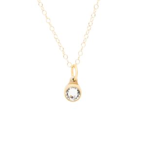 Tadblu - Birthstone hanger - Verguld