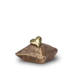 Keramische urn - Troost urn hartenkussen
